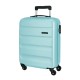 Mala de Cabine / Trolley 55cm 4 Rodas ROLL ROAD Flex Azul Claro | Ref. 186.584946EA