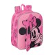 Mochila de Criança Adap. 27Cm Front-Inter MINNIE Loving Fuchsia | Ref. 248.612334232