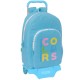 Mochila Escolar 46cm c/ Carro BENETTON Spring Azul Claro | Ref. 248.612451160 Mochila Escolar 46cm c/ Carro BENETTON Spring Azul Claro | Ref. 248.612451160