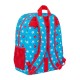 Mochila Escolar Adap. 42Cm MICKEY Fantastic Azul/Vermelho | Ref. 248.612333180