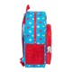 Mochila Escolar Adap. 42Cm MICKEY Fantastic Azul/Vermelho | Ref. 248.612333180