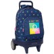 Mochila Grande c/ Rodas Compacta Evolution 45cm BENETTON Cool Azul | Ref. 248.612450218