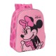 Mochila Infantil Adap. 34Cm Front-Inter MINNIE Loving Fuchsia | Ref. 248.612334185