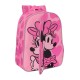 Mochila Infantil Adap. 34Cm Front-Inter MINNIE Loving Fuchsia | Ref. 248.612334185