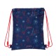 Mochila Saco Júnior 34cm SPIDERMAN Neon Azul Escuro | Ref. 248.612443855