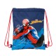 Mochila Saco Júnior 34cm SPIDERMAN Neon Azul Escuro | Ref. 248.612443855