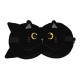 Almofada de Viagem Infantil c/ Tapa Olhos iTOTAL Gato Preto | Ref. 343.XL2527