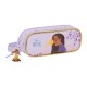 Estojo Escolar Duplo WISH By Disney Lilás | Ref. 248.812368513