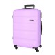Mala de Viagem / Trolley Médio 65cm 4R ROLL ROAD Flex Malva | Ref. 186.584946FB