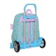 Mochila 42Cm c/ Carro Evolution FROZEN II Hello Spring Azul Turquesa | Ref. 248.612373860