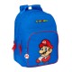 Mochila Escolar Adap. 42Cm 2C SUPER MARIO Play Azul | Ref. 248.612371773