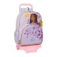 Mochila Escolar Adap. 42Cm c/ Carro WISH By Disney Lilás | Ref. 248.612368160