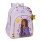 Mochila Escolar Júnior Adap. 38Cm WISH By Disney Lilás | Ref. 248.612368640