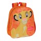 Mochila Infantil 33cm REI LEÃO 3D Laranja | Ref. 248.622459890