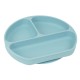 Prato de Silicone c/ Ventosa SAFTA Bear Blue | Ref. 248.822105923 Prato de Silicone c/ Ventosa SAFTA Bear Blue | Ref. 248.822105923