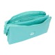 Estojo Escolar Triplo BENETTON Letter Azul Turquesa | Ref. 248.842317744 Estojo Escolar Triplo BENETTON Letter Azul Turquesa | Ref. 248.842317744
