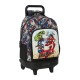 Mochila Grande 45Cm Compacta 2R AVENGERS Forever Preta | Ref. 248.612384918