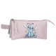 Estojo Escolar Triplo STITCH You Are Magical Azul Ganga | Ref. 186.3854321