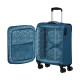 AMERICAN TOURISTER Mala de Cabine 55cm 4R Exp. Pulsonic Azul Coroa | Ref. 92MD600101