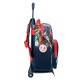 Mochila Pré-Escolar Adap. 28cm c/ Carro AVENGERS Legendary Azul Escuro | Ref. 186.29922T1 Mochila Pré-Escolar Adap. 28cm c/ Carro AVENGERS Legendary Azul Escuro | Ref. 186.29922T1
