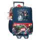 Mochila Pré-Escolar Adap. 33cm c/ Carro AVENGERS Legendary Azul Escuro | Ref. 186.29923T1 Mochila Pré-Escolar Adap. 33cm c/ Carro AVENGERS Legendary Azul Escuro | Ref. 186.29923T1