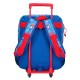 Mochila Pré-Escolar Adap. 33cm c/ Carro SPIDEY Power of 3 Azul | Ref. 186.20123T2