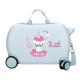 Mala de Viagem Infantil ABS 4 Rodas Easyjet ROLL ROAD I Am a Unicorn Azul Claro | Ref. 186.4071041
