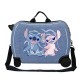 Mala de Viagem Infantil ABS 4 Rodas STITCH Dance It Out Azul Escuro | Ref. 186.4659844