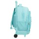 Mochila Escolar 43cm 2R. Compacta REEBOK Ann Turquesa | Ref. 186.8632921