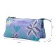 Estojo Escolar Triplo Leaves Tablero TOTTO 4QC Roxo | Ref. 330.AC52ECO01224QC