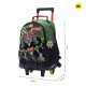 Mochila Escolar com Rodas M 41Cm Argon TOTTO 5D7 Verde | Ref. 330.MJ03AGN00525D7