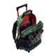 Mochila Escolar com Rodas M 41Cm Argon TOTTO 5D7 Verde | Ref. 330.MJ03AGN00525D7