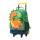 Mochila Escolar com Rodas M 41Cm Dinomax TOTTO 5D6 Verde | Ref. 330.MJ03DNX00525D6