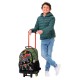 Mochila Escolar com Rodas L 47Cm Argon TOTTO 5D7 Verde | Ref. 330.MJ03AGN00325D7