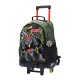 Mochila Escolar com Rodas L 47Cm Argon TOTTO 5D7 Verde | Ref. 330.MJ03AGN00325D7