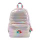 Mochila Escolar Média 40Cm Glowy TOTTO P50 Rosa Brilhante | Ref. 330.MJ04GLW0022P50