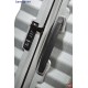 Samsonite Mala/Trolley de Viagem Médio 69cm 4 Rodas Spinner LITE-SHOCK Prata - Ref. X9298V00225