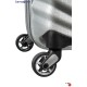 Samsonite Mala/Trolley de Viagem Médio 69cm 4 Rodas Spinner LITE-SHOCK Prata - Ref. X9298V00225