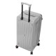 BENZI Mala de Viagem / Trolley Médio 63cm 5 Rodas BZ5790 Cinza | Ref. 288.BZ5790C-B
