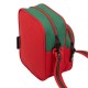 Bolsa de Tiracolo PORTUGAL FPF Vermelho/Verde | Ref. 254.FPF61027