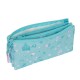 Estojo Escolar Triplo FROZEN Hello Spring Azul Turquesa | Ref. 248.812373744