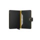Carteira SECRID Miniwallet Matte Black & Ochre | Ref. 297.MM-BO