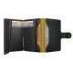 Carteira SECRID Miniwallet Matte Black & Ochre | Ref. 297.MM-BO