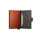 Carteira SECRID Miniwallet Matte Truffle & Orange | Ref. 297.MM-TO