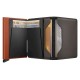 Carteira SECRID Slimwallet Matte Truffle & Orange | Ref. 297.SM-TO