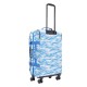 Mala de Viagem / Trolley Médio 66cm 4R KIPLING Spontaneous M Diluted Blue | Ref. 187.40KI4556TX9