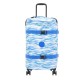 Mala de Viagem / Trolley Médio 66cm 4R KIPLING Spontaneous M Diluted Blue | Ref. 187.40KI4556TX9