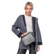 ANEKKE Bolsa Crossbody Média Core Crust Preta | Ref. 280.39893-188 ANEKKE Bolsa Crossbody Média Core Crust Preta | Ref. 280.39893-188