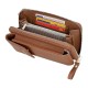 Carteira Bolsa e Porta Telemóvel PEPE JEANS Elia Castanha | Ref. 186.7945332
