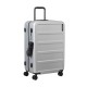 SAMSONITE Mala de Viagem / Trolley Grande 75cm 4R Quadrix Prateada | Ref. 92KG700325